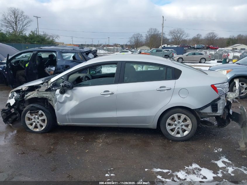 2014 Kia Rio Lx VIN: KNADM4A36E6356170 Lot: 43803411