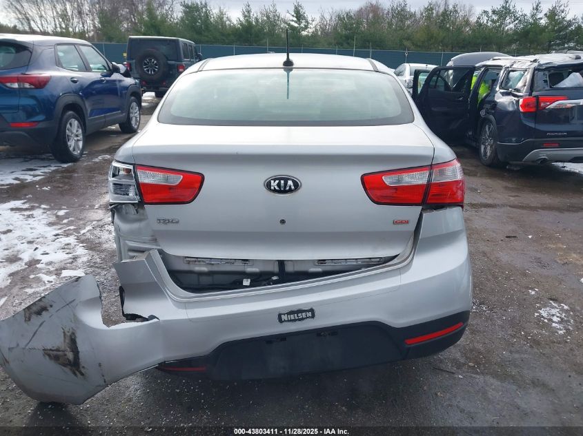 2014 Kia Rio Lx VIN: KNADM4A36E6356170 Lot: 43803411