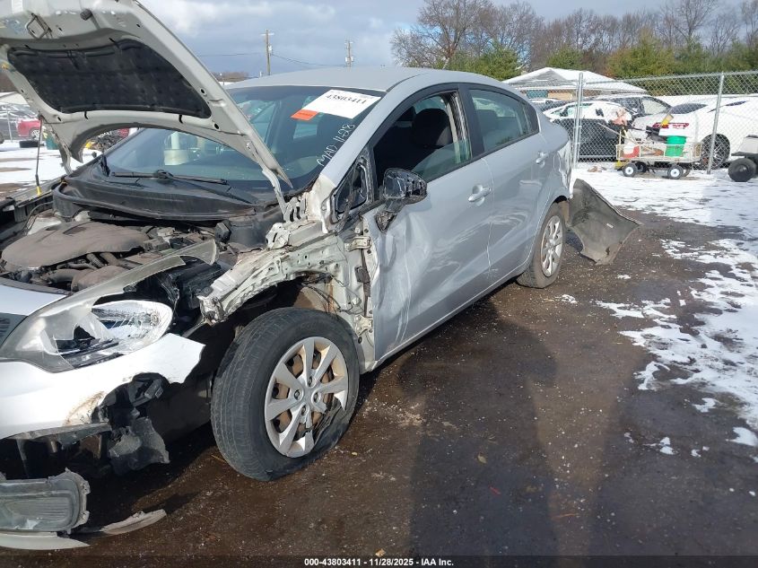 2014 Kia Rio Lx VIN: KNADM4A36E6356170 Lot: 43803411