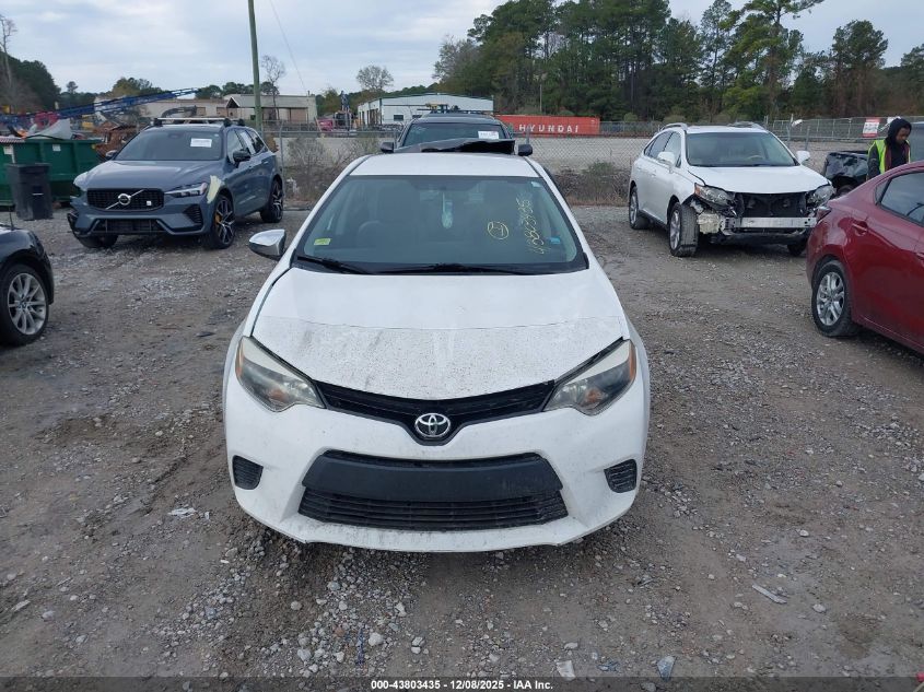 2016 Toyota Corolla L VIN: 2T1BURHE5GC703661 Lot: 43803435