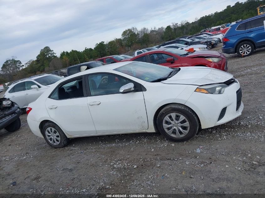 2016 Toyota Corolla L VIN: 2T1BURHE5GC703661 Lot: 43803435
