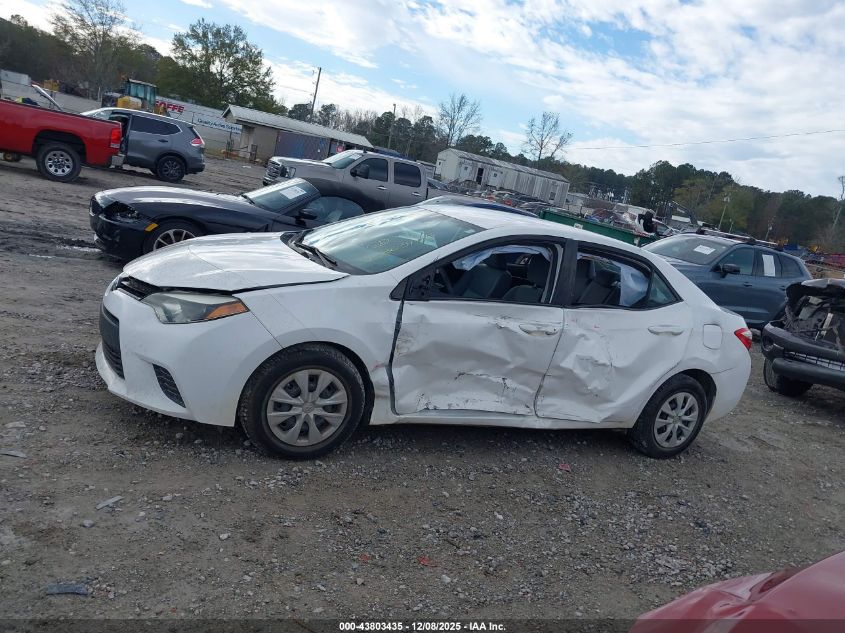 2016 Toyota Corolla L VIN: 2T1BURHE5GC703661 Lot: 43803435