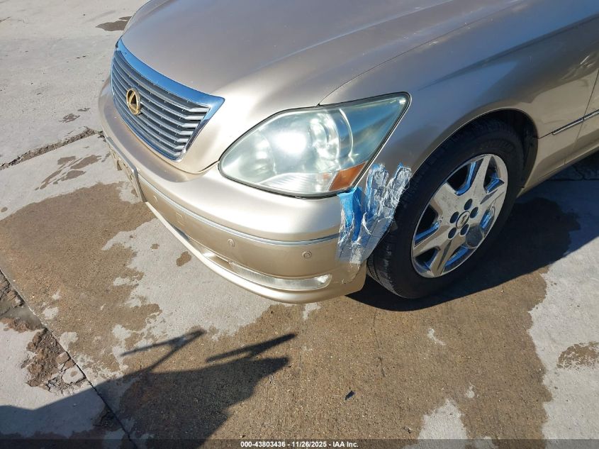 2005 Lexus Ls 430 VIN: JTHBN36F155009628 Lot: 43803436