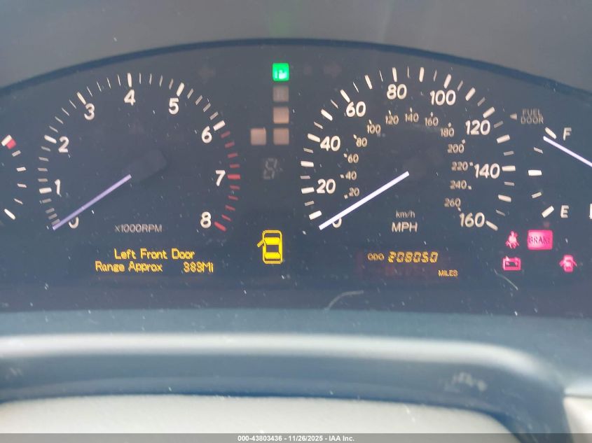 2005 Lexus Ls 430 VIN: JTHBN36F155009628 Lot: 43803436