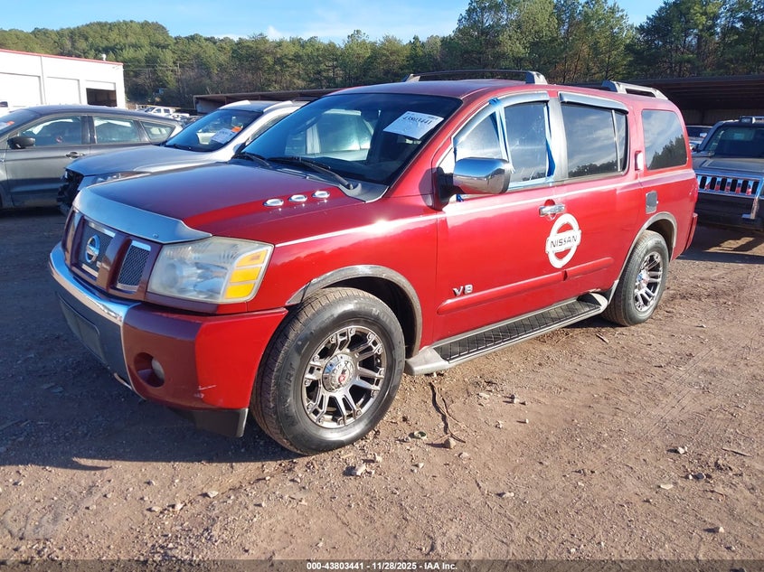 2005 Nissan Armada Se 5N1AA08A15N711534 photo #3