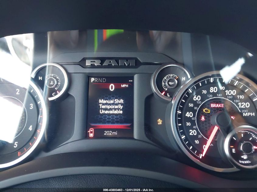 2025 Ram 3500 Tradesman 4X4 8' Box VIN: 3C63RRGL7SG534013 Lot: 43803463