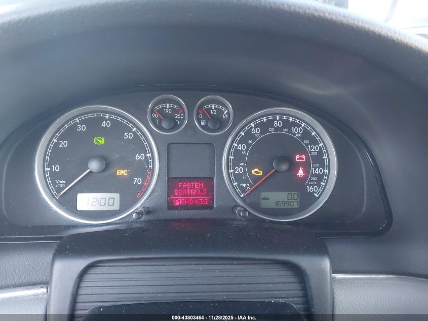 2005 Volkswagen Passat Gls VIN: WVWDD63B95E155159 Lot: 43803464