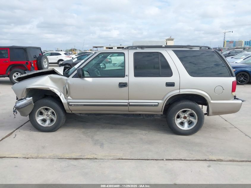 2001 Chevrolet Blazer Ls VIN: 1GNCS13W712123403 Lot: 43803469