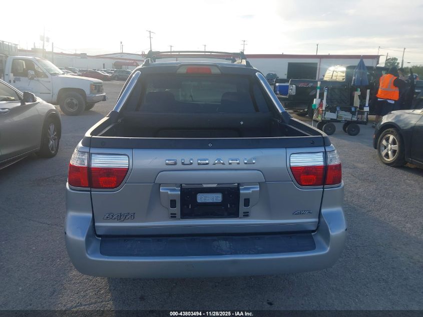 2006 Subaru Baja Sport VIN: 4S4BT62C467102343 Lot: 43803494