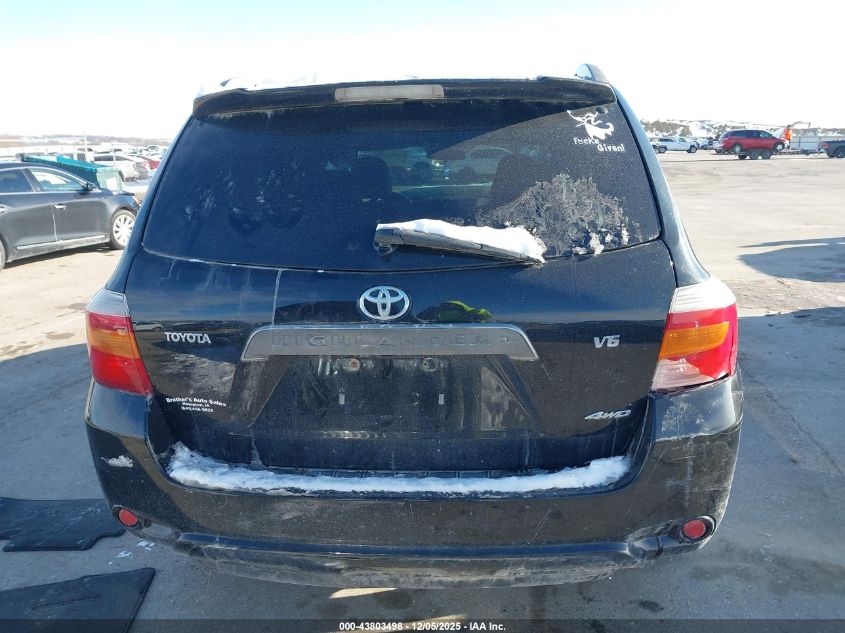 2009 Toyota Highlander Sport VIN: JTEES43A692120782 Lot: 43803498