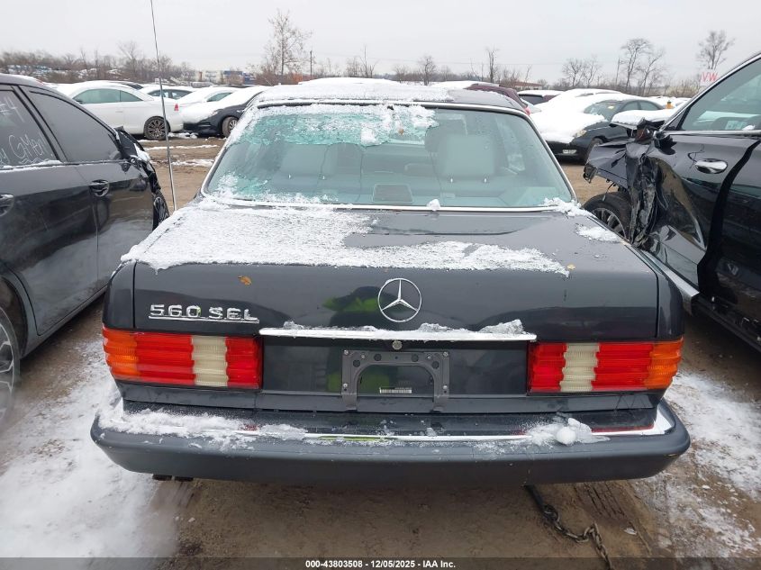 1990 Mercedes-Benz 560 Sel VIN: WDBCA39E2LA502726 Lot: 43803508