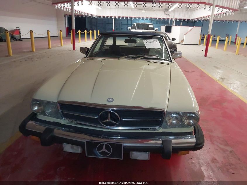 1983 Mercedes-Benz 380 Sl VIN: WDBBA45A1DB021379 Lot: 43803557