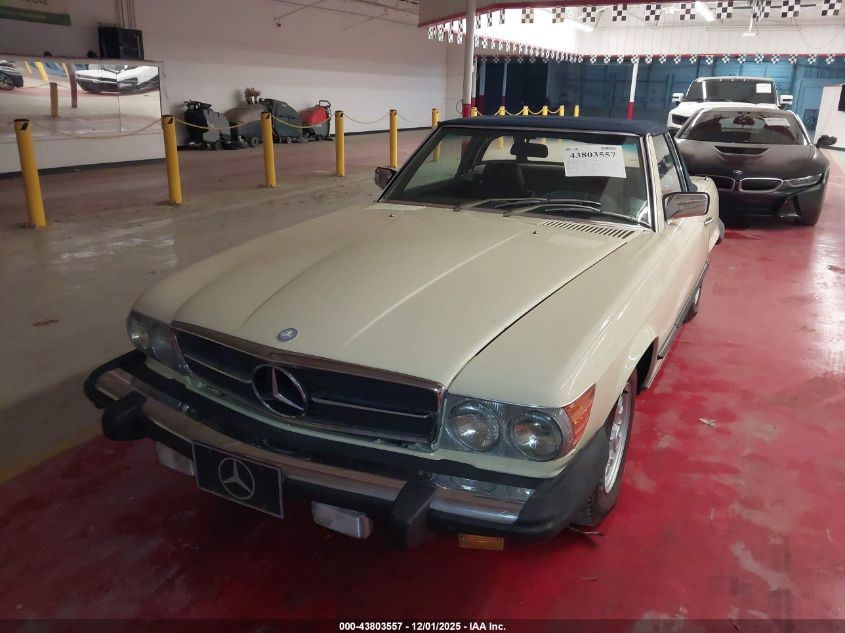 1983 Mercedes-Benz 380 Sl VIN: WDBBA45A1DB021379 Lot: 43803557