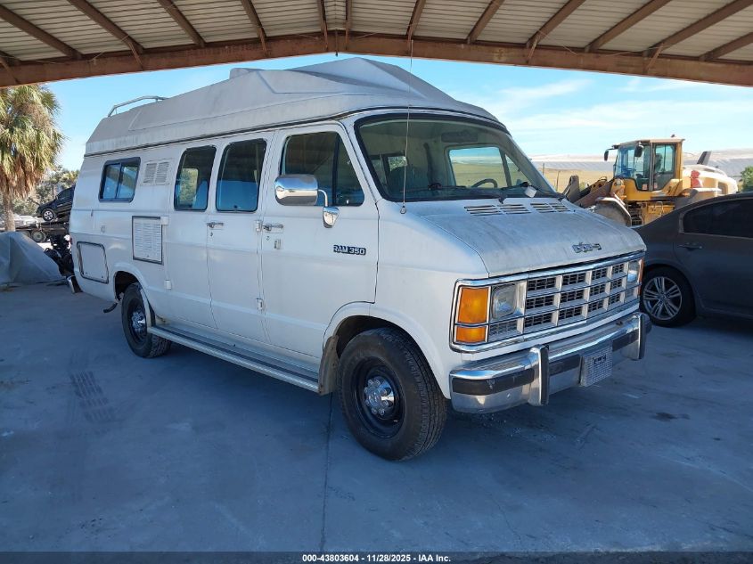 1992 Dodge Ram Van B350