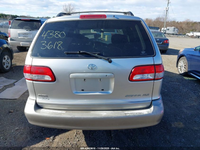 2003 Toyota Sienna Xle VIN: 4T3ZF13C63U533620 Lot: 43803618