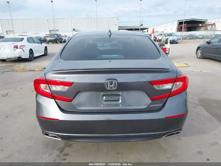 2020 Honda Accord Sport VIN: 1HGCV1F37LA075686 Lot: 43803637