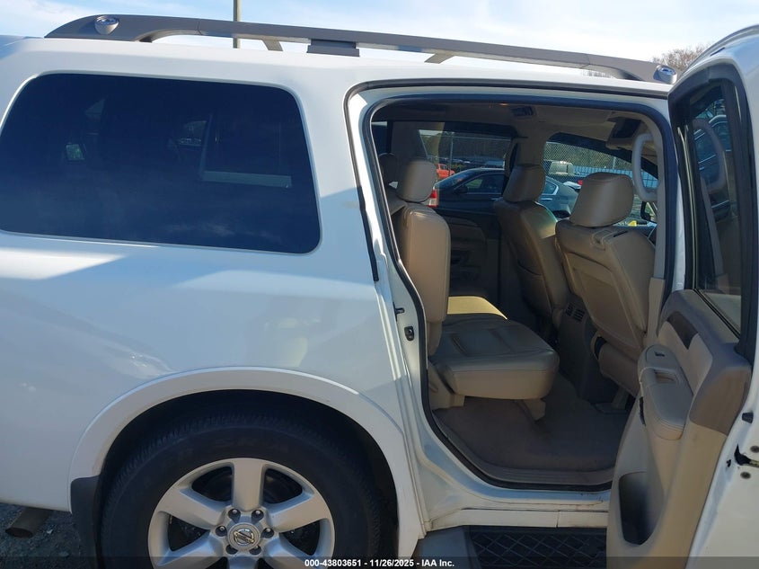 2008 Nissan Armada Se VIN: 5N1BA08D48N614797 Lot: 43803651