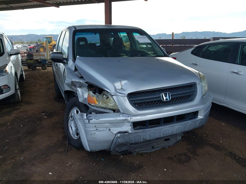 2003 Honda Pilot Lx VIN: 2HKYF18143H569137 Lot: 43803688