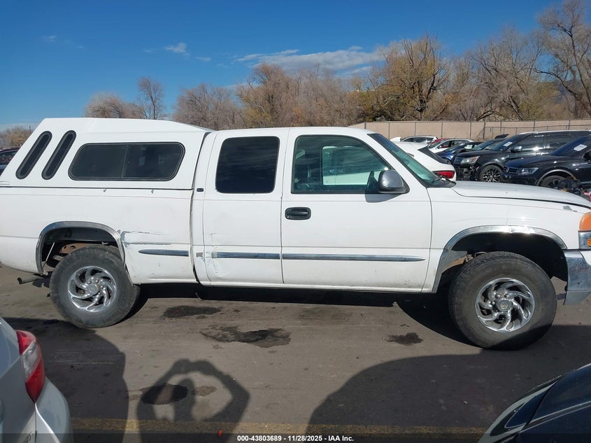 1999 GMC Sierra 1500 Sle VIN: 2GTEK19T7X1532122 Lot: 43803689