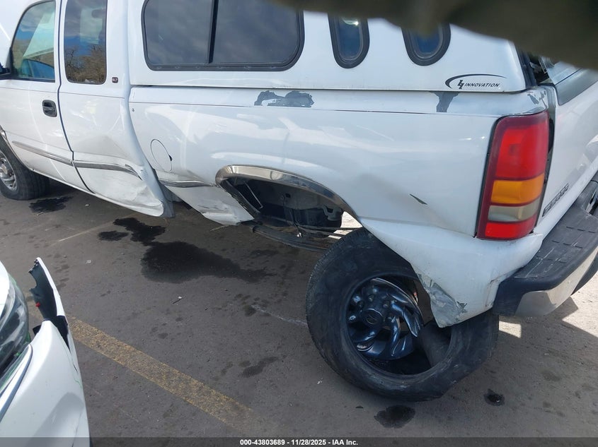 1999 GMC Sierra 1500 Sle VIN: 2GTEK19T7X1532122 Lot: 43803689