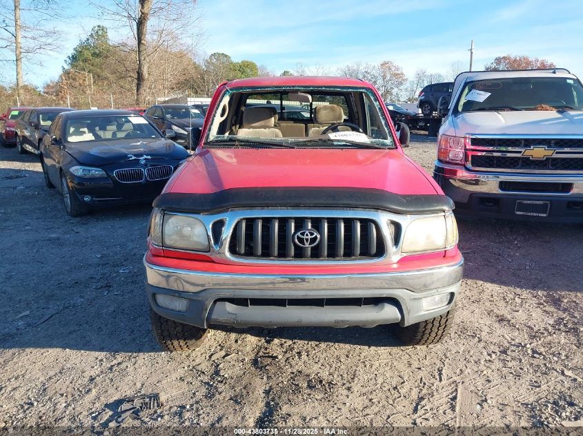 2001 Toyota Tacoma Prerunner V6 VIN: 5TEGN92N41Z761211 Lot: 43803735
