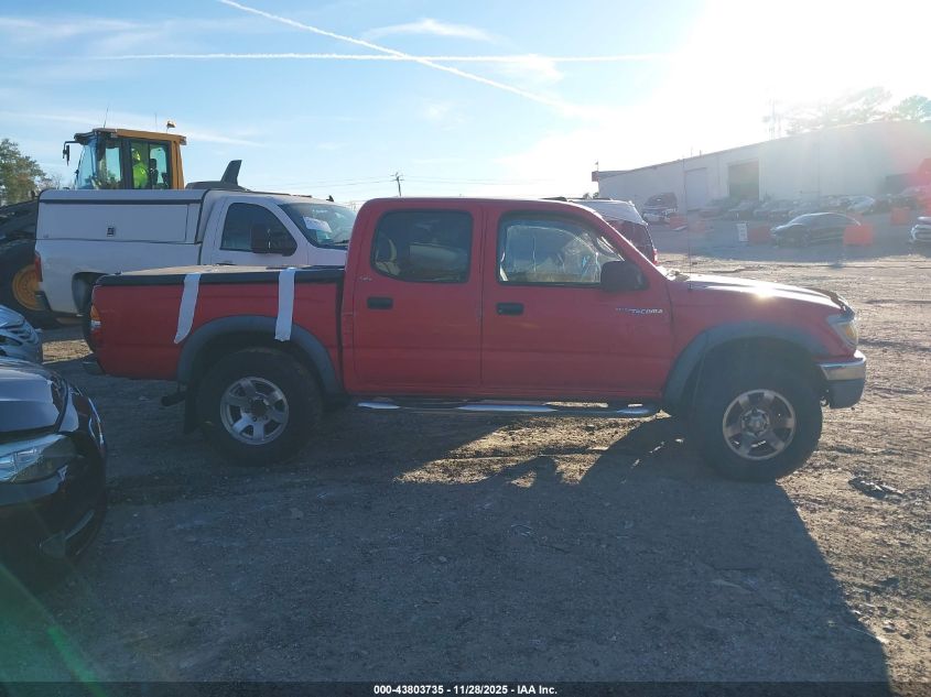 2001 Toyota Tacoma Prerunner V6 VIN: 5TEGN92N41Z761211 Lot: 43803735