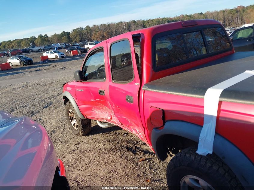 2001 Toyota Tacoma Prerunner V6 VIN: 5TEGN92N41Z761211 Lot: 43803735