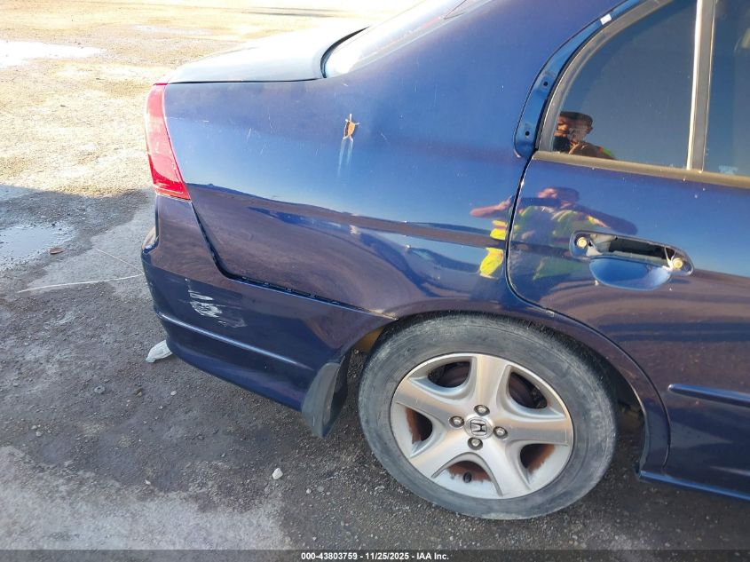 2005 Honda Civic Ex VIN: 2HGES26795H514157 Lot: 43803759