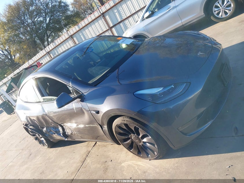2023 Tesla Model Y Performance Dual Motor All-Wheel Drive VIN: 7SAYGDEF0PF841141 Lot: 43803818
