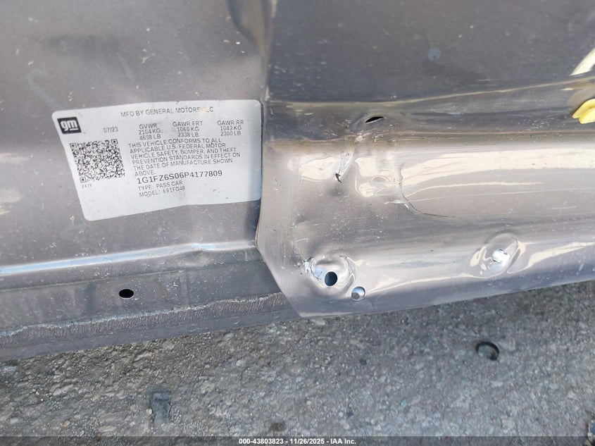 2023 Chevrolet Bolt Euv Fwd Premier VIN: 1G1FZ6S06P4177809 Lot: 43803823