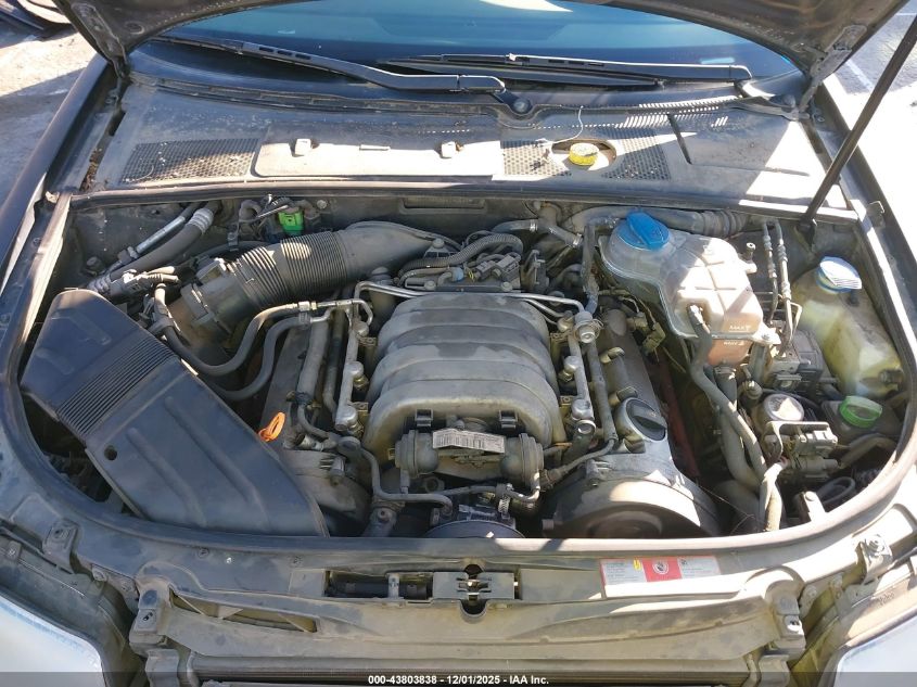 2003 Audi A4 3.0 VIN: WAUJT68E83A290837 Lot: 43803838