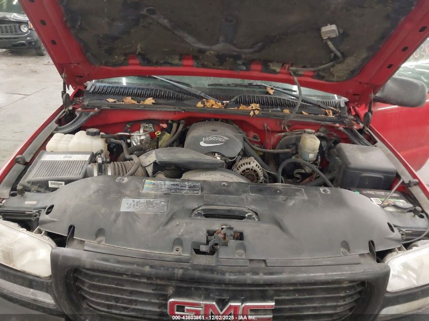 2002 GMC Sierra 1500 Standard VIN: 1GTEC19V92E167996 Lot: 43803861