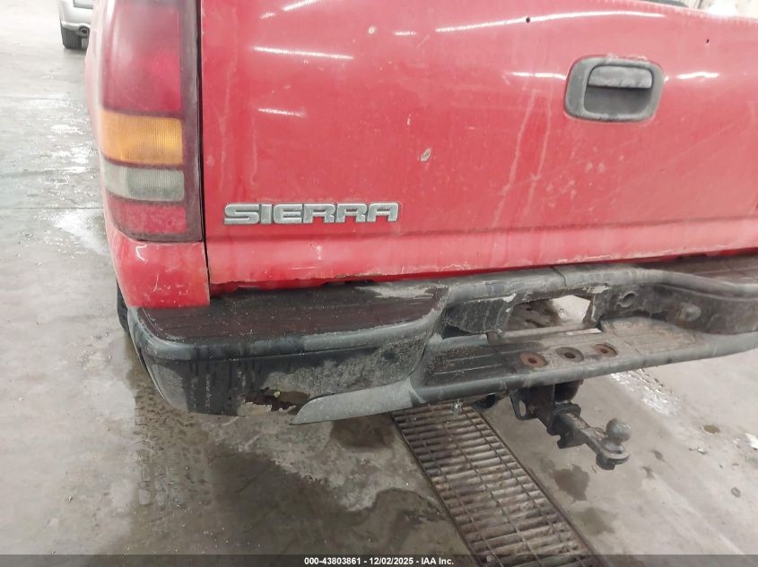 2002 GMC Sierra 1500 Standard VIN: 1GTEC19V92E167996 Lot: 43803861