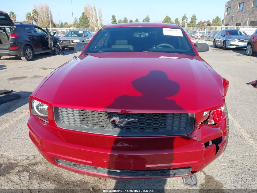 2008 Ford Mustang V6 Deluxe/V6 Premium VIN: 1ZVHT80N085166177 Lot: 43803913