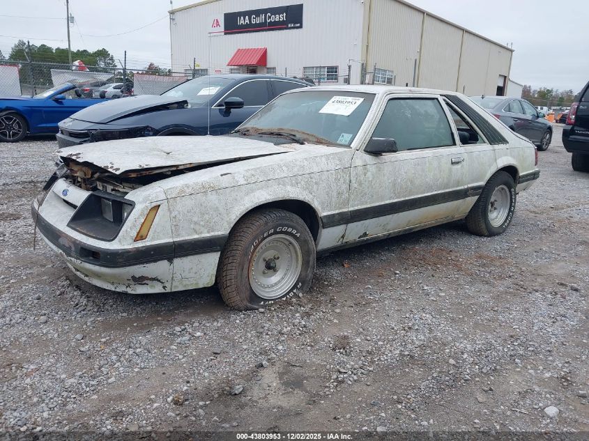 1FABP2837EF125098 1984 FORD MUSTANG photo no. 2