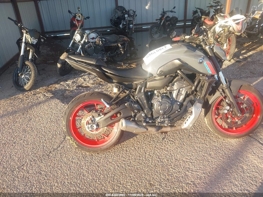 2021 Yamaha Mt07 VIN: JYARM32EXMA001948 Lot: 43803980