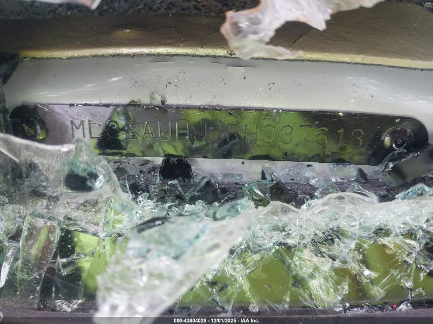 2024 Mitsubishi Mirage Es VIN: ML32AUHJ1RH037618 Lot: 43804028