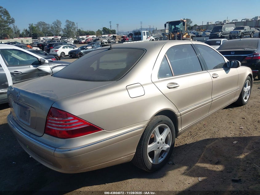 WDBNG70J84A406898 2004 MERCEDES-BENZ S-KLASSE photo no. 4