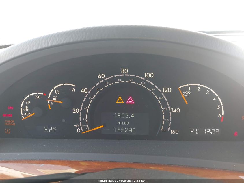 2004 Mercedes-Benz S 430 VIN: WDBNG70J84A406898 Lot: 43804072