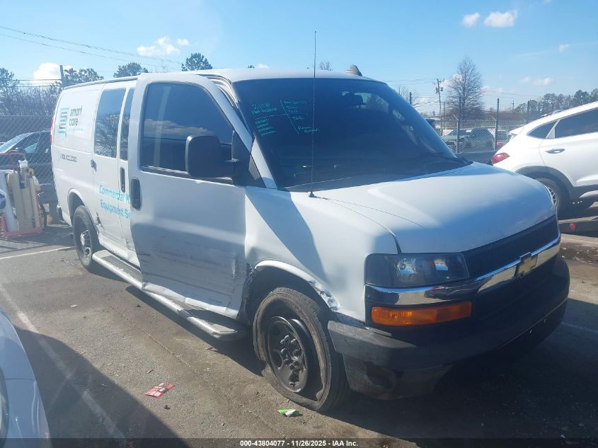 2019 Chevrolet Express 2500 Work Van VIN: 1GCWGAFG5K1344758 Lot: 43804077