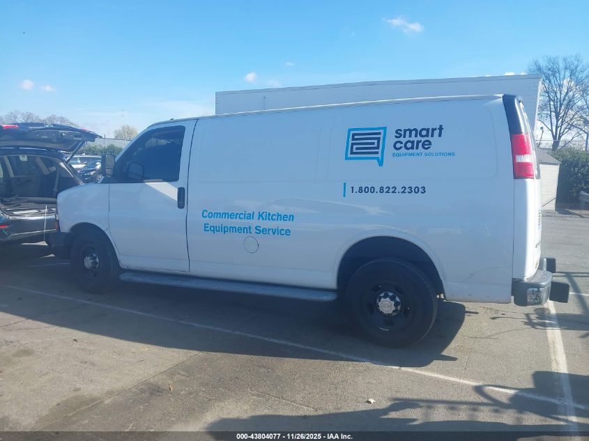 2019 Chevrolet Express 2500 Work Van VIN: 1GCWGAFG5K1344758 Lot: 43804077