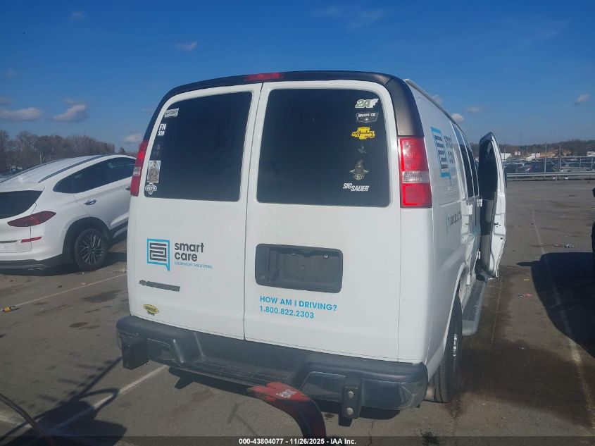 2019 Chevrolet Express 2500 Work Van VIN: 1GCWGAFG5K1344758 Lot: 43804077