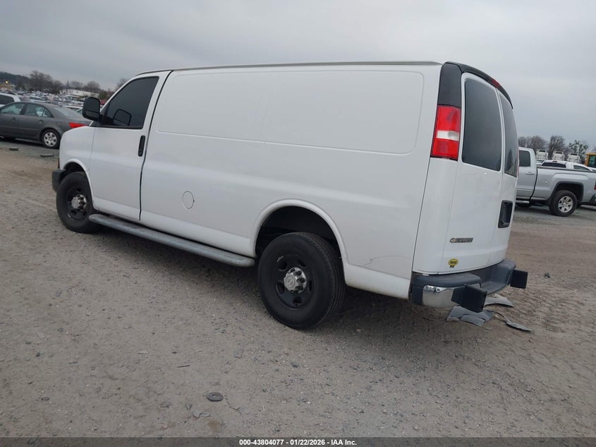 Vin: 1gcwgafg5k1344758, lot: 44299535, chevrolet express 2500 work van 20193