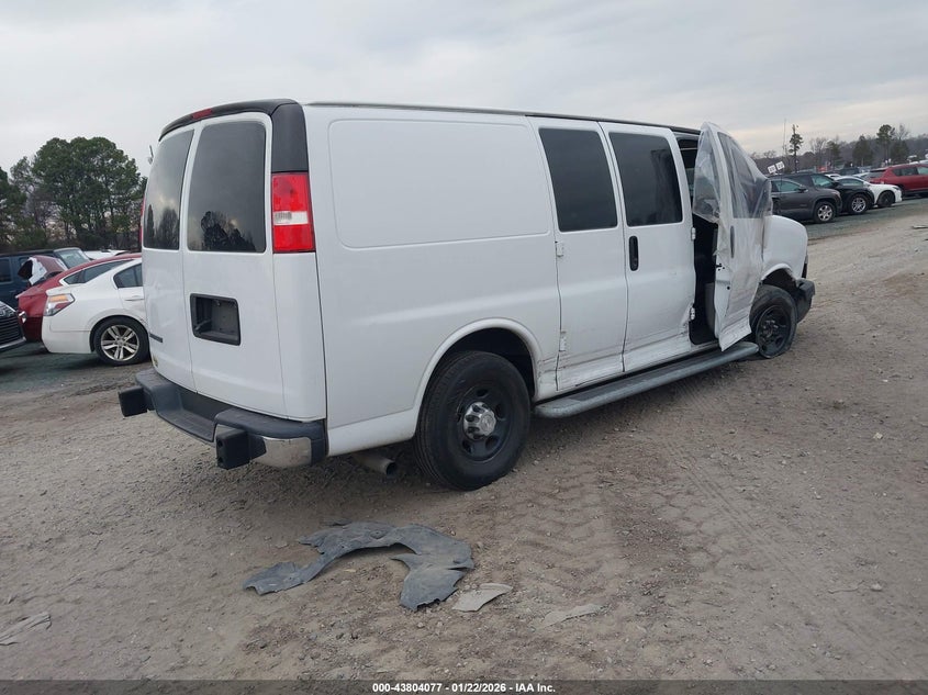 Vin: 1gcwgafg5k1344758, lot: 44299535, chevrolet express 2500 work van 20194