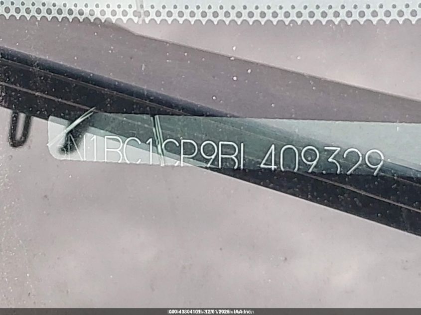 2011 Nissan Versa 1.8S VIN: 3N1BC1CP9BL409329 Lot: 43804101