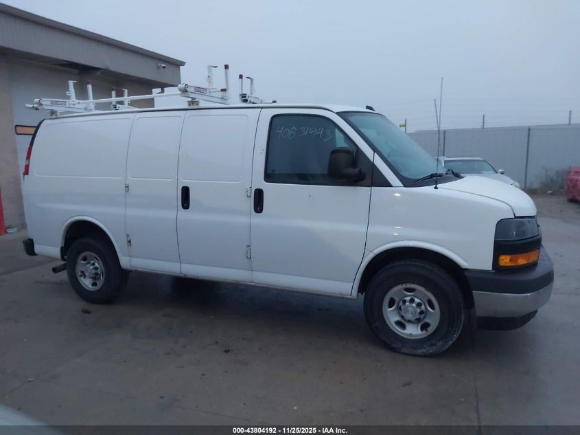 2019 Chevrolet Express 2500 Work Van VIN: 1GCWGAFG8K1276410 Lot: 43804192