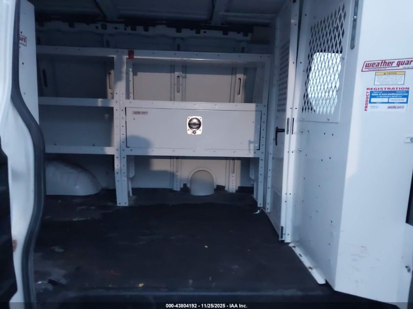 2019 Chevrolet Express 2500 Work Van VIN: 1GCWGAFG8K1276410 Lot: 43804192