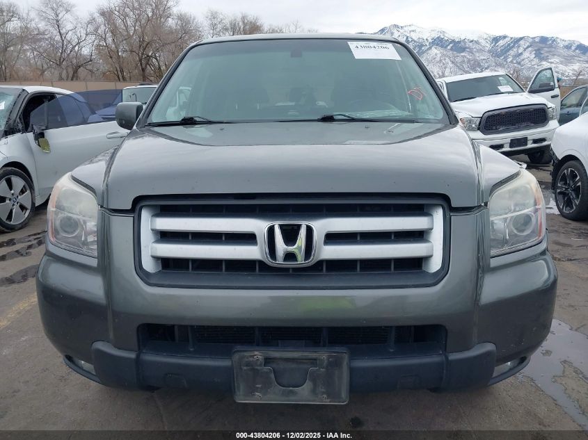 2007 Honda Pilot Ex-L VIN: 2HKYF18597H536224 Lot: 43804206