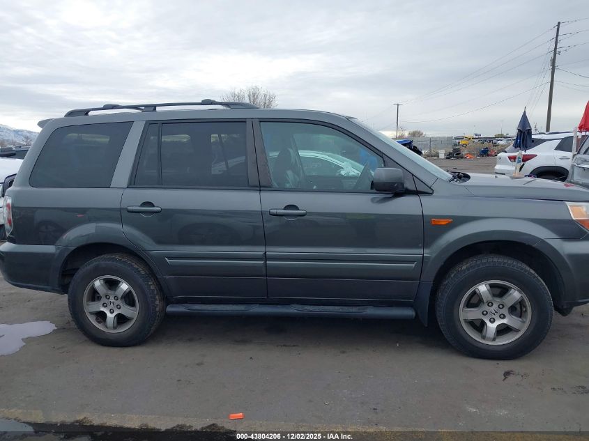 2007 Honda Pilot Ex-L VIN: 2HKYF18597H536224 Lot: 43804206