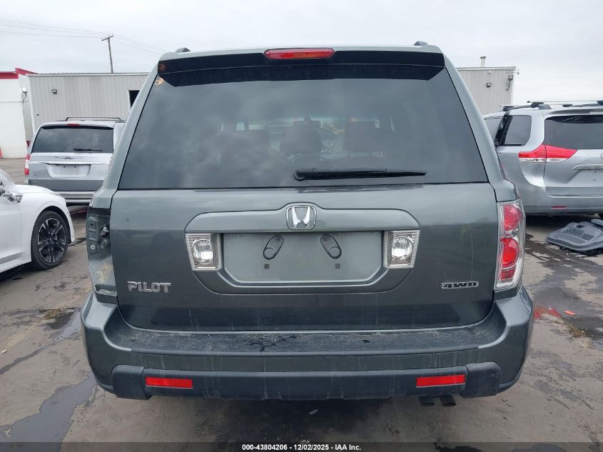 2007 Honda Pilot Ex-L VIN: 2HKYF18597H536224 Lot: 43804206